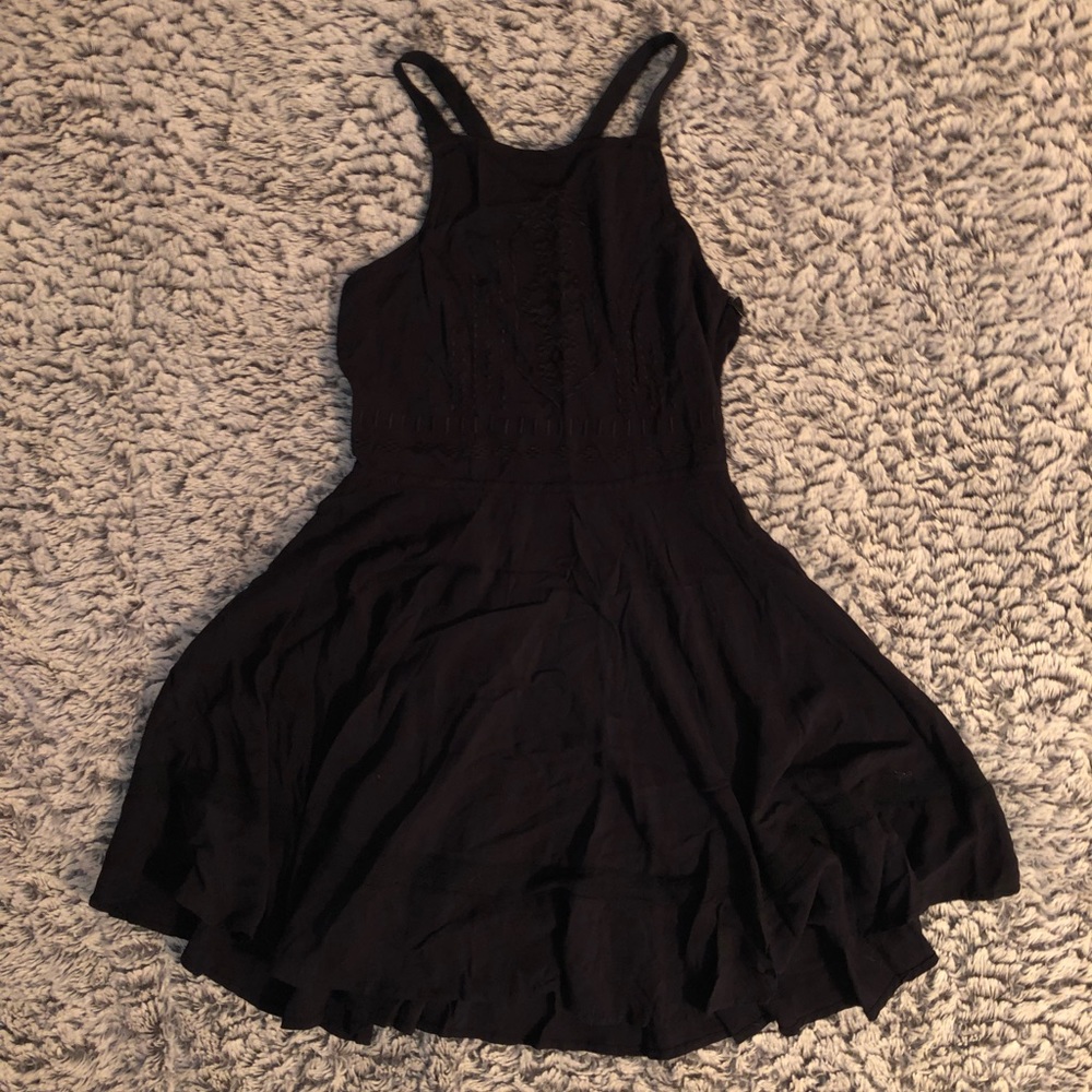 Embroidered Flared Dress